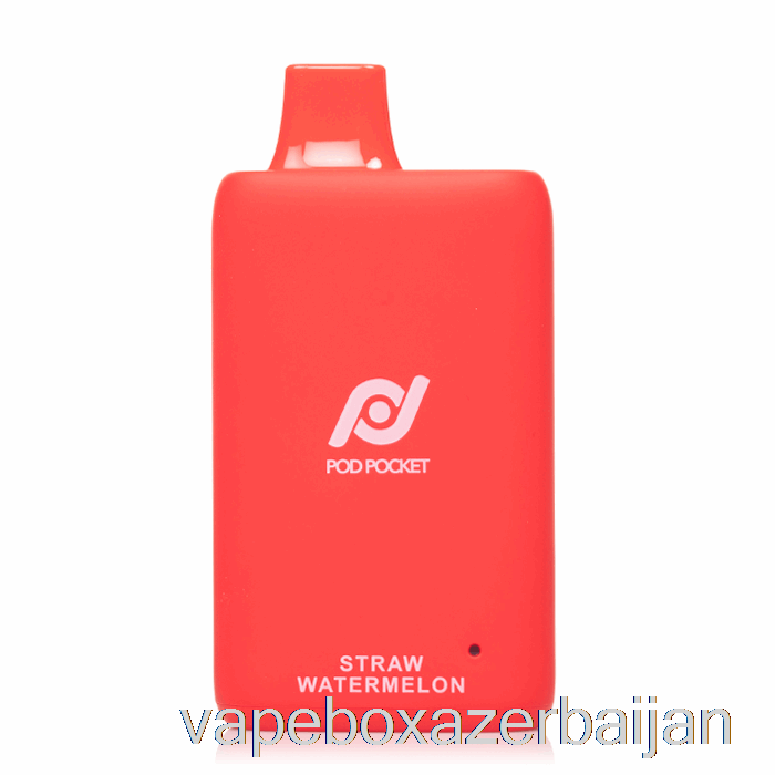 E-Juice Vape Pod Pocket 7500 Disposable Straw Watermelon